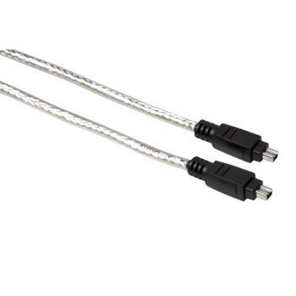 Hama 4p - 4p 2m 4-p 4-p Transparent Firewire-Kabel
