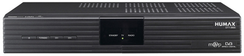 Humax DTT-3600 Cable Black TV set-top box
