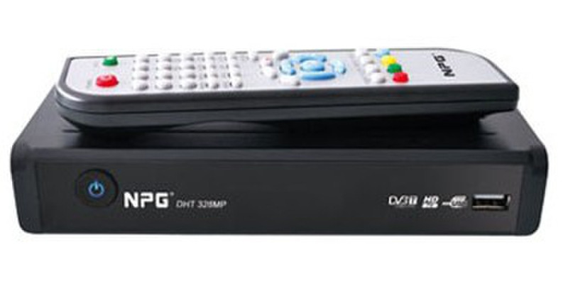 NPG DHT 328MP Cable Full HD Black TV set-top box
