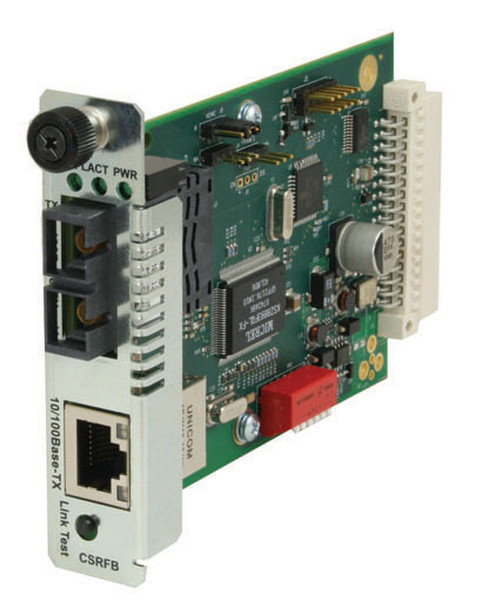 Transition Networks CSRFB1014-100 Eingebaut 100Mbit/s 1310nm Einzelmodus Netzwerk Medienkonverter