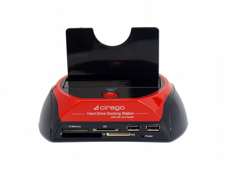 Cirago CDD1000 Черный, Красный док-станция для ноутбука