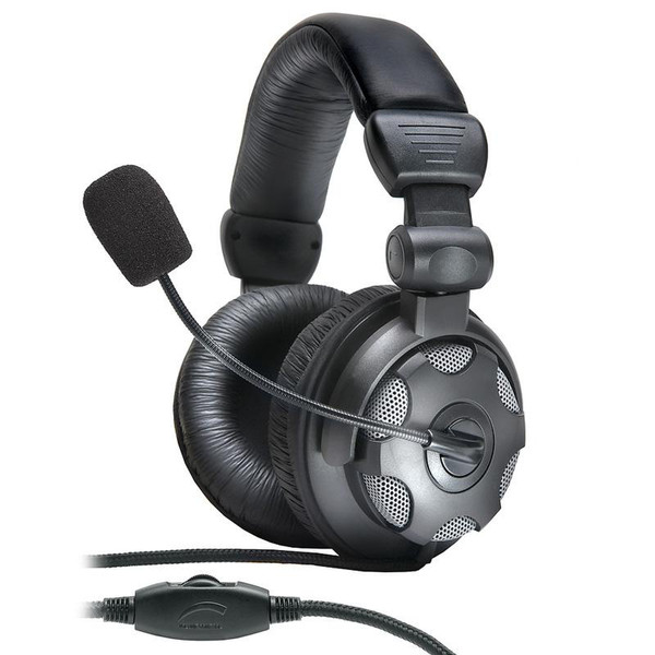 ACE DX-580 Binaural Head-band Black headset