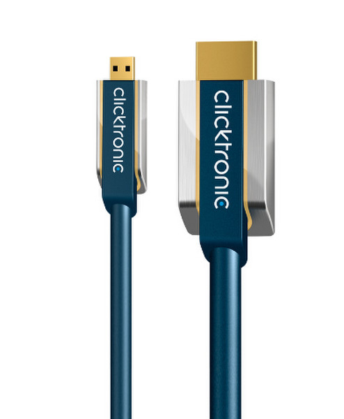 ClickTronic 3m HDMI Advanced 3м Micro-HDMI HDMI Черный