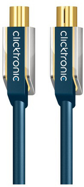ClickTronic 1m Antenna cable 1м Коаксиальный Коаксиальный Синий