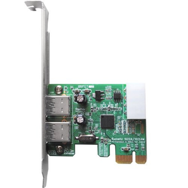 Highpoint RocketU 1022A Eingebaut USB 3.0 Schnittstellenkarte/Adapter