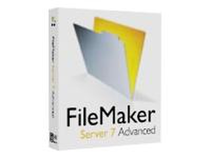 Filemaker Ed Svr Adv v7 EN CD CrPf