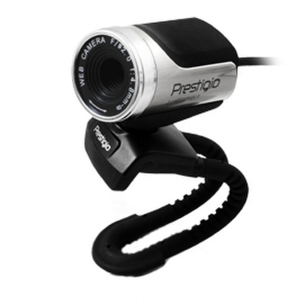 Prestigio PWC2 2MP 1600 x 1200Pixel USB 2.0 Schwarz, Silber Webcam