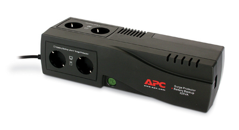 APC SurgeArrest + Battery Backup 325VA German 4AC outlet(s) 230V 1.83m Black surge protector