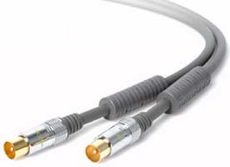Techlink 680120 1.5м Coax Coax Серый коаксиальный кабель