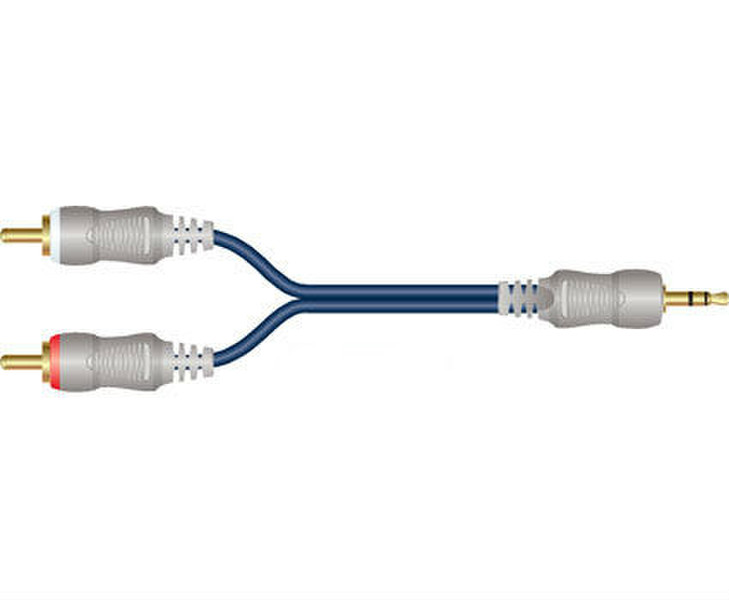 Techlink 1m 3.5mm M/RCA M 1m 3.5mm 2 x RCA