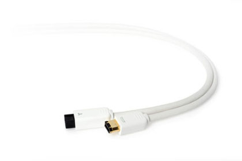 Techlink WiresMEDIA, FireWire 800 - FireWire 400 2m Weiß Firewire-Kabel