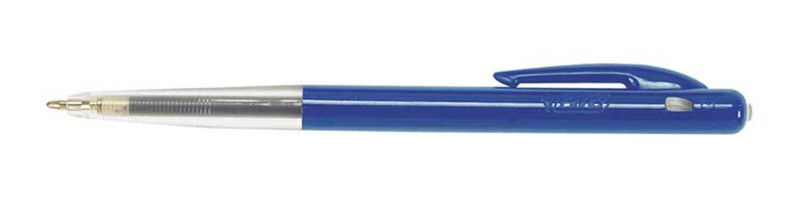 BIC M10 clic Clip-on retractable ballpoint pen Medium Blau 50Stück(e)