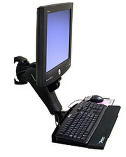 Ergotron 400 Series Vertical Mount Arm. Black