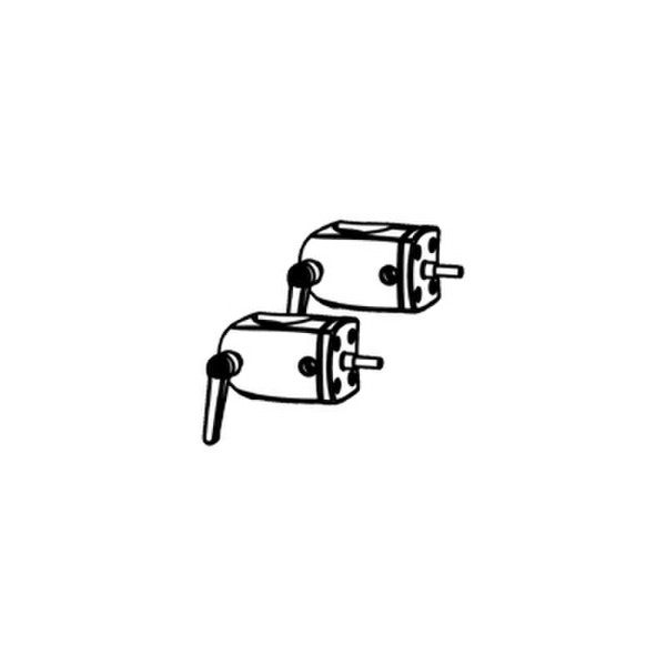 Ergotron DS100 Outboard Pole Clamps