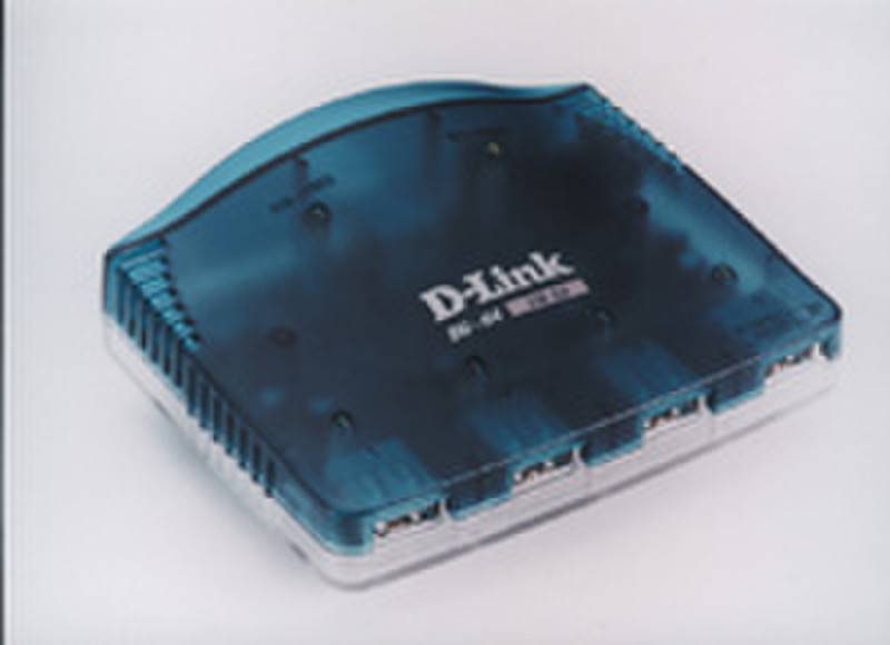 D-Link Adapter 4xA-port 1xB-Port USB 12Мбит/с хаб-разветвитель