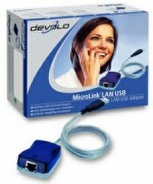 Devolo MicroLink LAN USB 100Mbit/s networking card