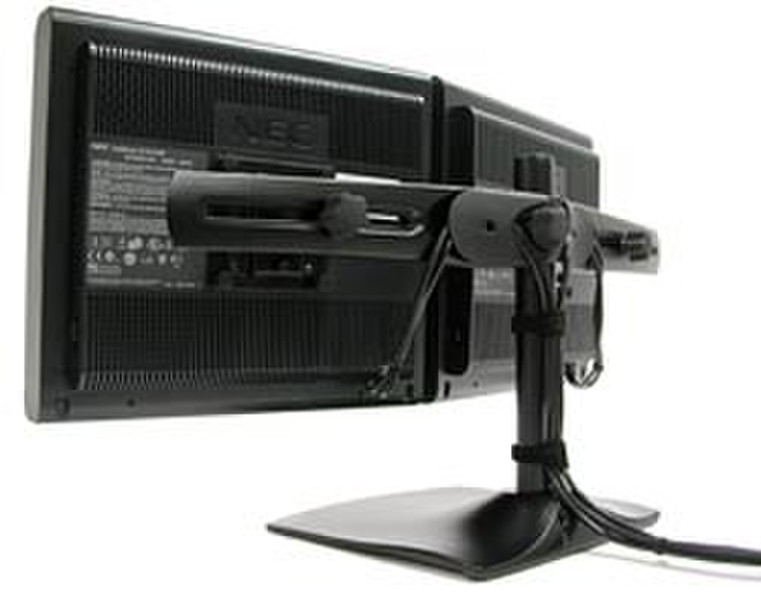 Ergotron DS Series DeskStand 100, Dual Monitor. Black