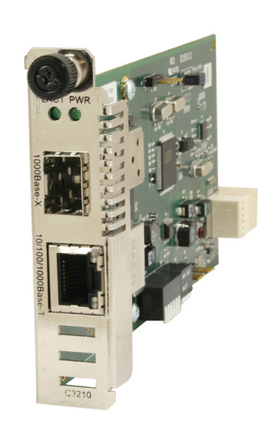 Transition Networks C3210-1013 Eingebaut 1000Mbit/s 850nm Multi-Modus Netzwerk Medienkonverter