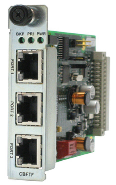 Transition Networks CBFTF1010-130 Eingebaut 100Mbit/s Grün, Grau Netzwerk Medienkonverter