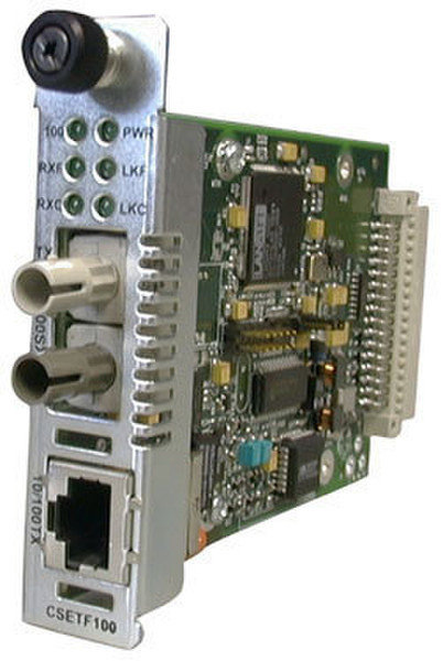 Transition Networks Point System Internal 100Mbit/s 850nm Multi-mode Green,Grey network media converter