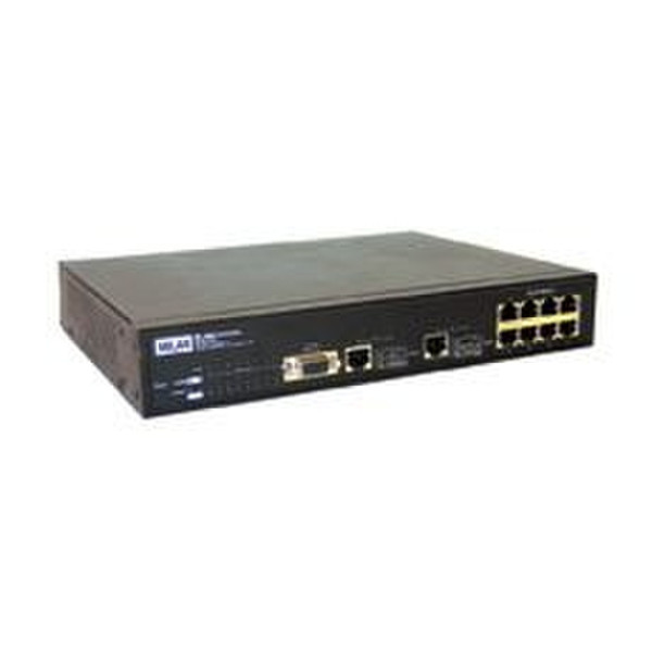Transition Networks MIL-SM8TXAF2GPA Managed Power over Ethernet (PoE) Black