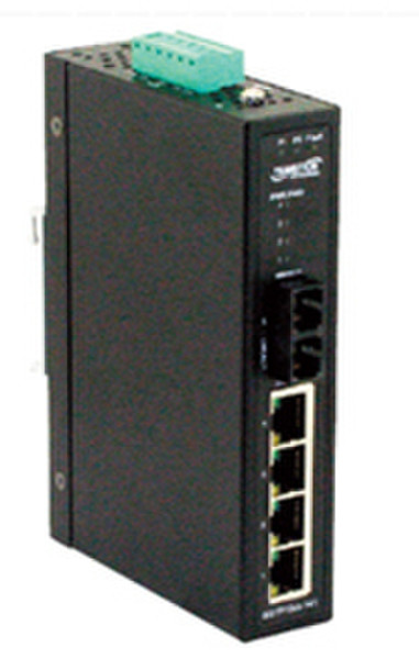 Transition Networks SISTP1011-141-LRT ungemanaged Energie Über Ethernet (PoE) Unterstützung Schwarz Netzwerk-Switch
