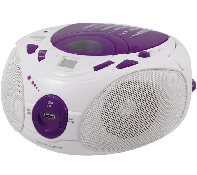 Metronic 477112 2Вт Пурпурный CD радио