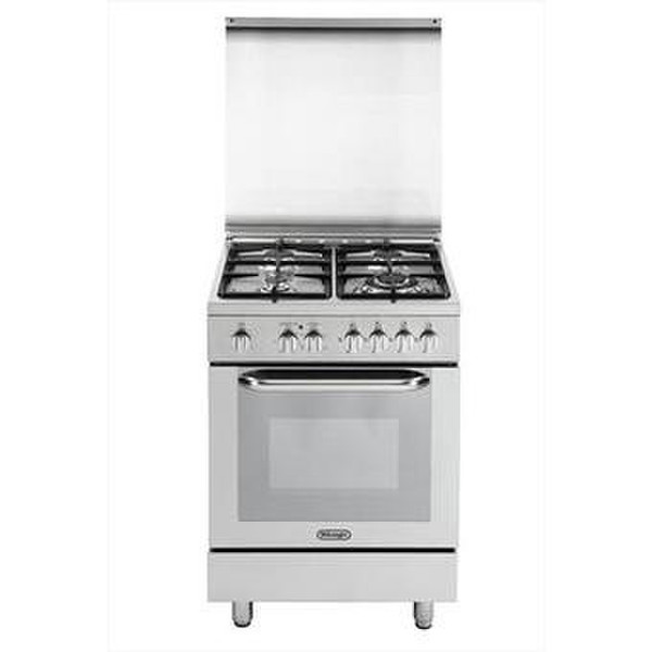 DeLonghi DEMX-664 Freestanding Gas hob A Stainless steel cooker