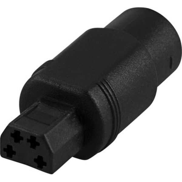 Deltaco AA-32 2 Black,Chrome wire connector