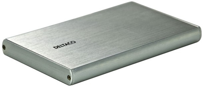 Deltaco MAP-GD23U 2.5" USB powered Silver storage enclosure