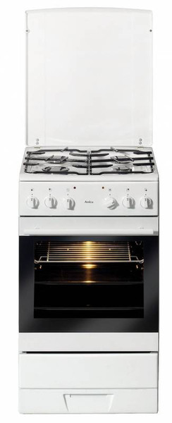 Amica SHEG 11157 W Freestanding Gas hob A cooker