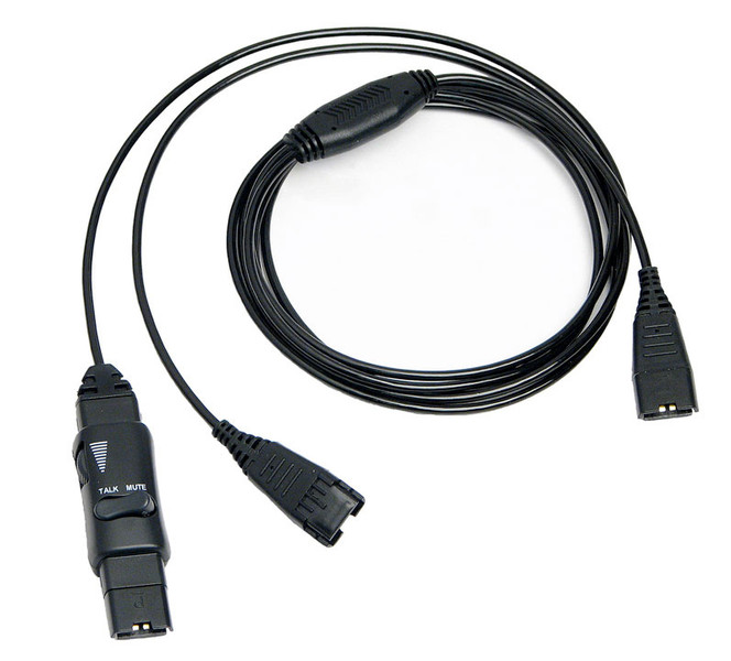 VXi Y Cord-P Black telephony cable