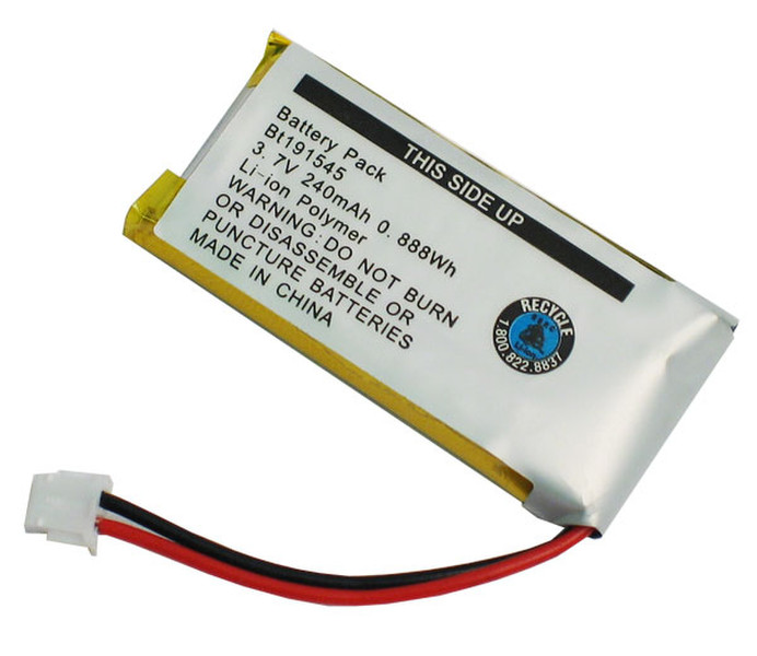 VXi 202929 Lithium Polymer (LiPo) 240mAh 3.7V rechargeable battery
