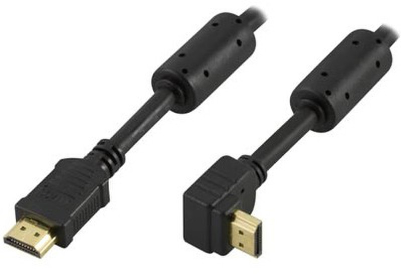 Deltaco HDMI-001V 1m HDMI HDMI Schwarz HDMI-Kabel