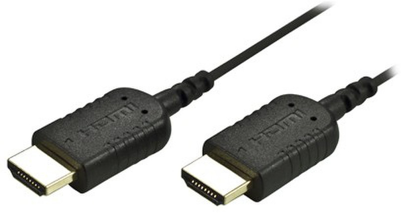 Deltaco HDMI-1008 0.8m HDMI HDMI Black
