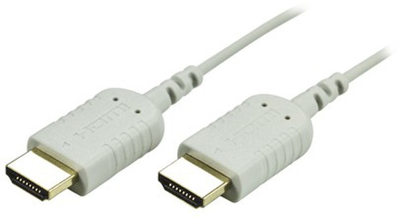 Deltaco HDMI-1008V 0.8m HDMI HDMI Weiß HDMI-Kabel