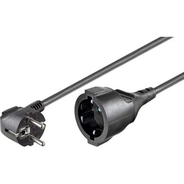 Deltaco DEL-112D 5m Black power cable