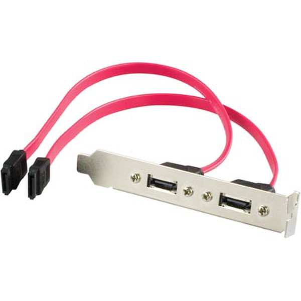 Deltaco SATA-32 0.3m SATA SATA Red SATA cable