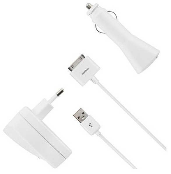 Deltaco IPNE-517 Auto,Indoor White mobile device charger