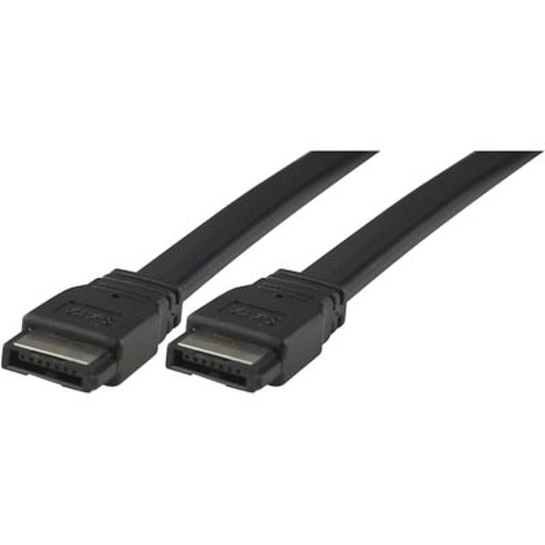 Deltaco SATA2-103 0.1m SATA II SATA II Red SATA cable