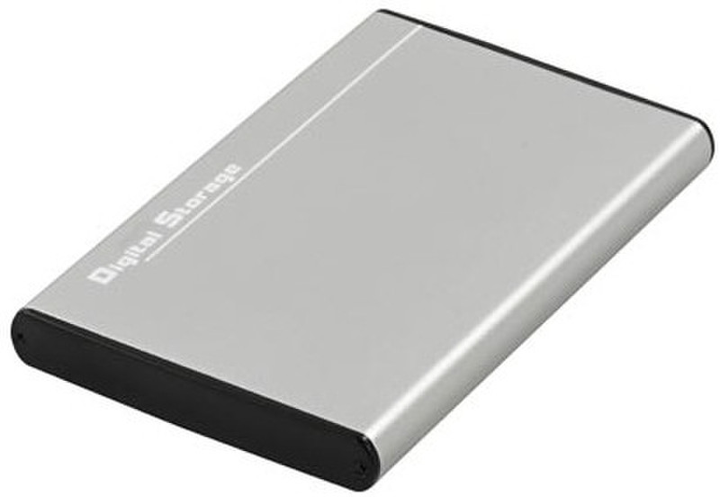 Deltaco MAP-DL21US 2.5" USB powered Black,Silver storage enclosure