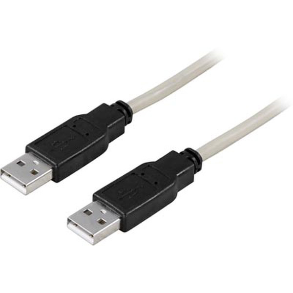 Deltaco USB2-10 5м USB A USB A кабель USB