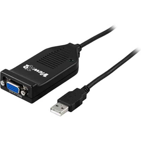 Deltaco USB-VGA кабельный разъем/переходник