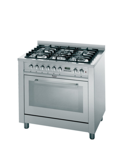 Hotpoint CP98SP6 NL /HA Отдельностоящий Gas hob B Нержавеющая сталь