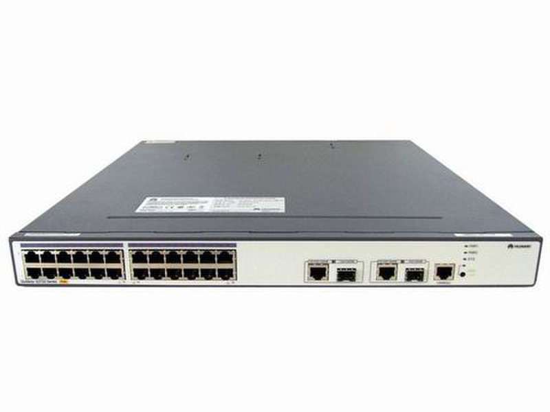 Huawei S2700-26TP-PWR-EI gemanaged Energie Über Ethernet (PoE) Unterstützung 1U Grau Netzwerk-Switch