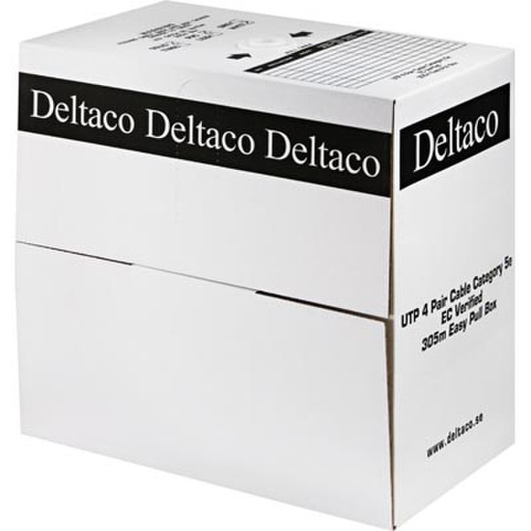 Deltaco UTP Cat5e 305m Weiß