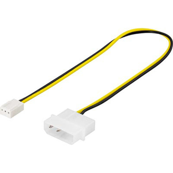 Deltaco SSI-34 3-pin 4-pin Черный, Белый, Желтый кабельный разъем/переходник