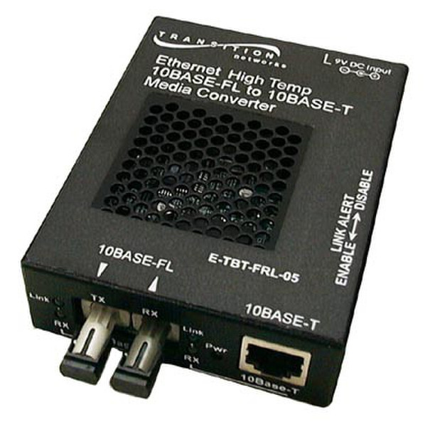 Transition Networks E-TBT-FRL-05(HT) 10Mbit/s 850nm Multi-Modus Netzwerk Medienkonverter