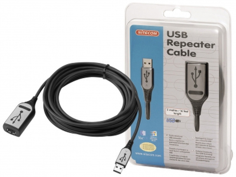 Sitecom USB Repeater Cable 5 Meter USB cable