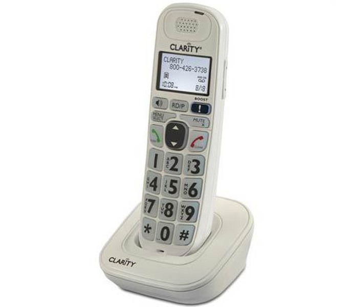 Clarity D702HS DECT Anrufer-Identifikation Weiß